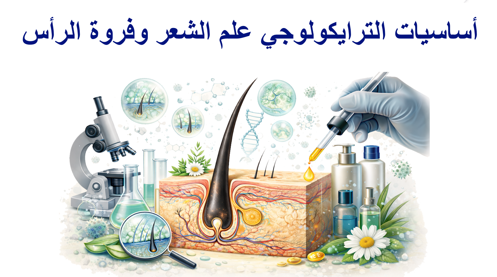 أساسيات الترايكولوجي علم الشعر وفروة الرأس